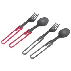 MSR Folding Utensil - Spoon And Fork Kit - 4 Pcs.