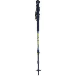 Exel Cliff Trekking Poles (Pair) - Graphite Grey/yellow Antishock