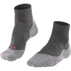 Falke TK5 Wander Short Trekking Socks - Asphalt Melange 3180