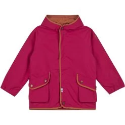 Finkid ILMA Zip-In Outer Jacket - Kids Rain Jacket - Raspberry