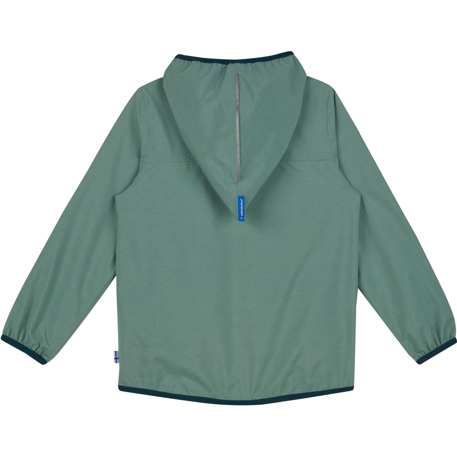 Finkid VALAS Kids Reversible Rain Jacket - Green Bay/deep Teal - Image 6