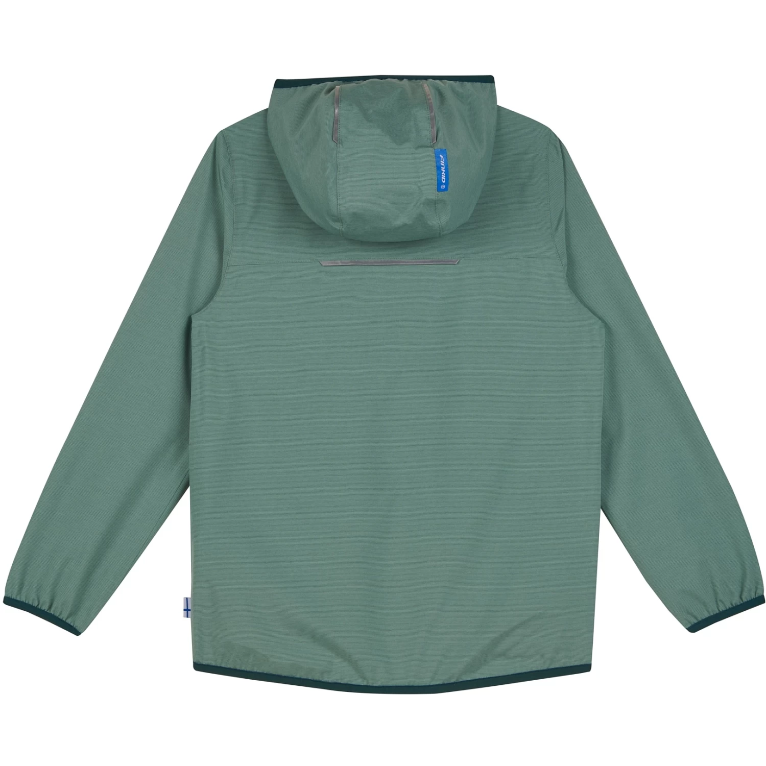 Finkid VALAS Kids Reversible Rain Jacket - Green Bay/deep Teal - Image 7