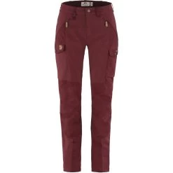 FJÄLLRÄVEN Fjällräven Nikka Curved Women Trousers - Bordeaux Red
