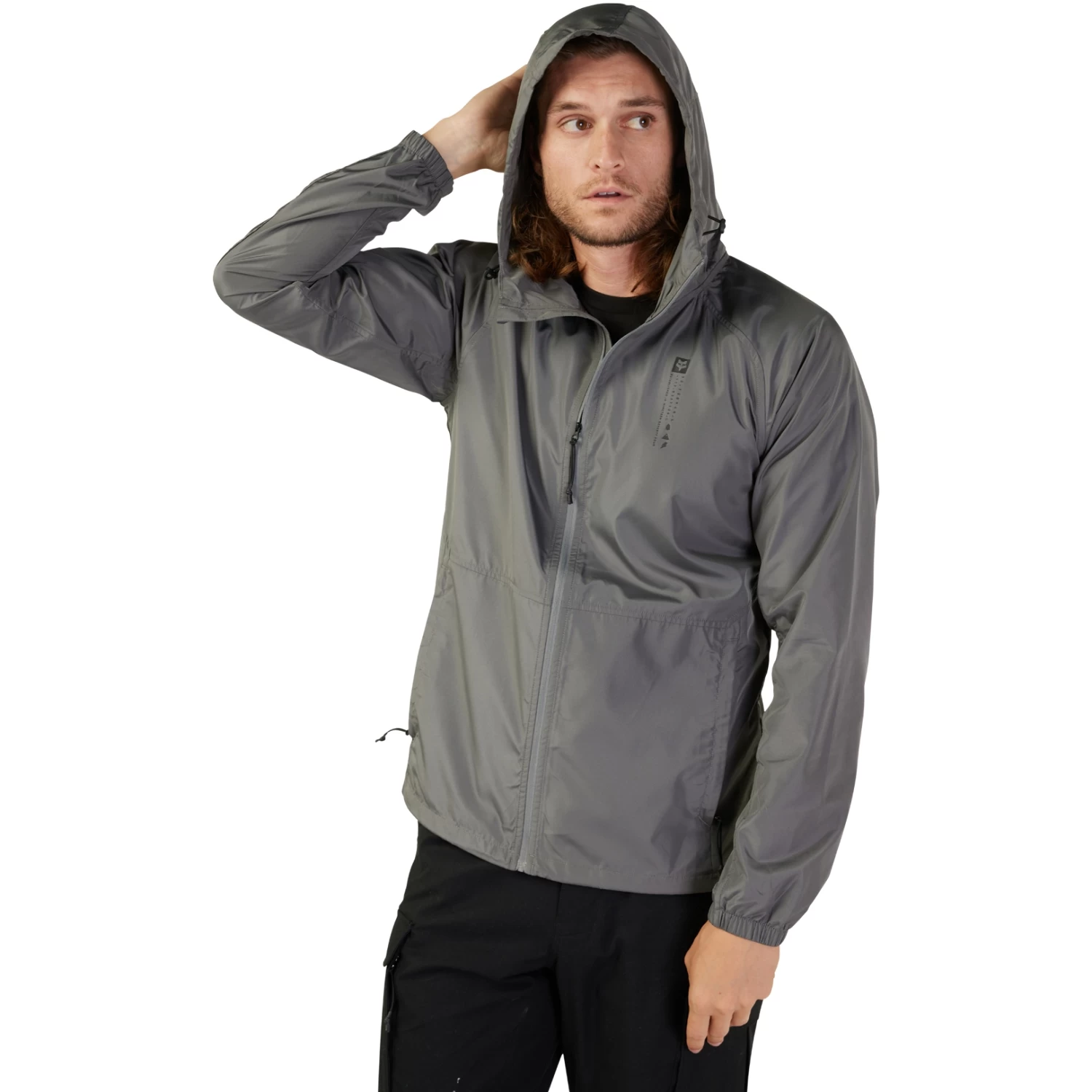 Fox Racing FOX Base Over Windbreaker Men - Pewter - Image 3