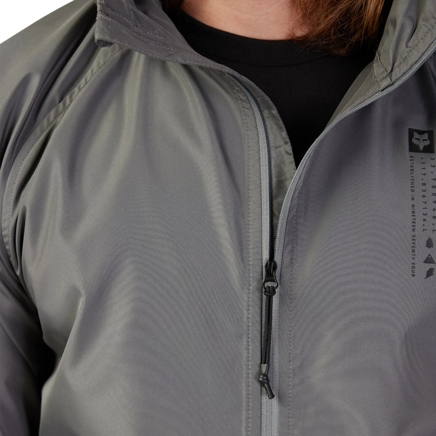 Fox Racing FOX Base Over Windbreaker Men - Pewter - Image 6