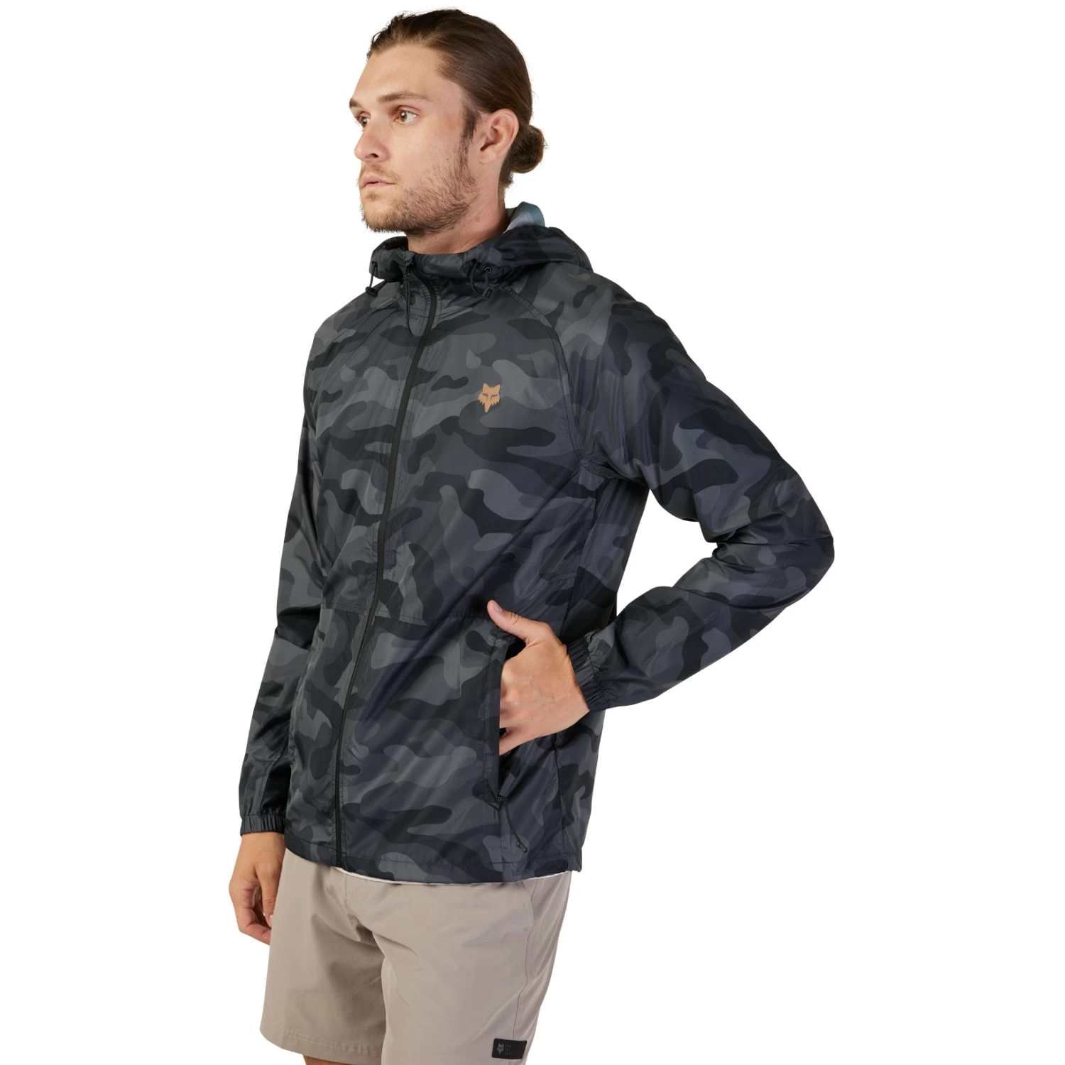 Fox Racing FOX Head Camo Windbreaker Men - Black Camo - Image 3