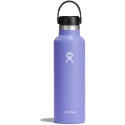 Hydro Flask 21 Oz Standard Mouth Insulated Bottle + Flex Cap - 621ml - Lupine
