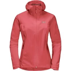 Jack Wolfskin JWP Shell Jacket Women - Coral Red