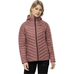 Jack Wolfskin Passamani Womens Down Hoody - Blush Powder