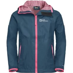 Jack Wolfskin Rainy Days Jacket Kids - Dark Sea