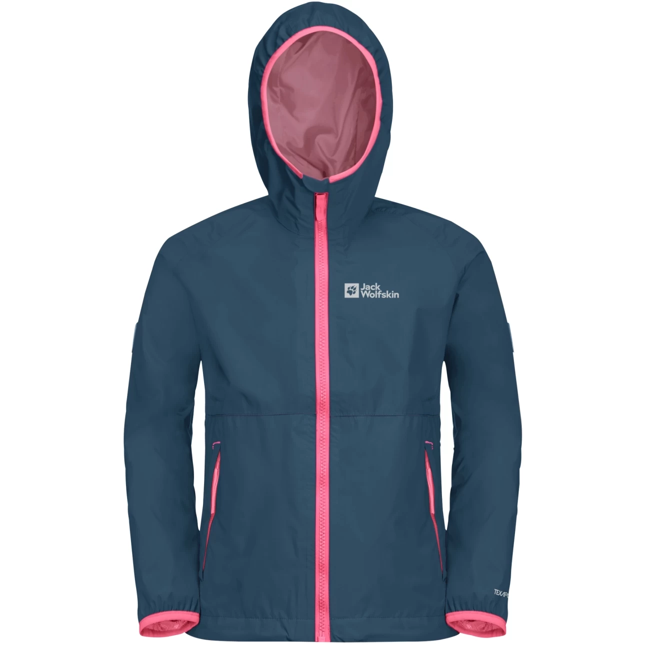 Jack Wolfskin Rainy Days Jacket Kids - Dark Sea - Image 2