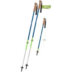 Komperdell Peak Hunter Junior PL Trekking Poles (Pair) - Green