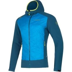 La Sportiva Kap Hybrid Hoody - Electric Blue/Storm Blue