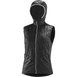 Loeffler Löffler Primaloft 60 Women's Hooded Vest - Black 990