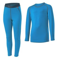 Loeffler Löffler Long Transtex Warm Kids Set - Indigo 435