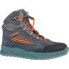 LOWA Callisto GTX Mid Junior Kids Winter Boots - Steel Blue/flame (Size 25-35)