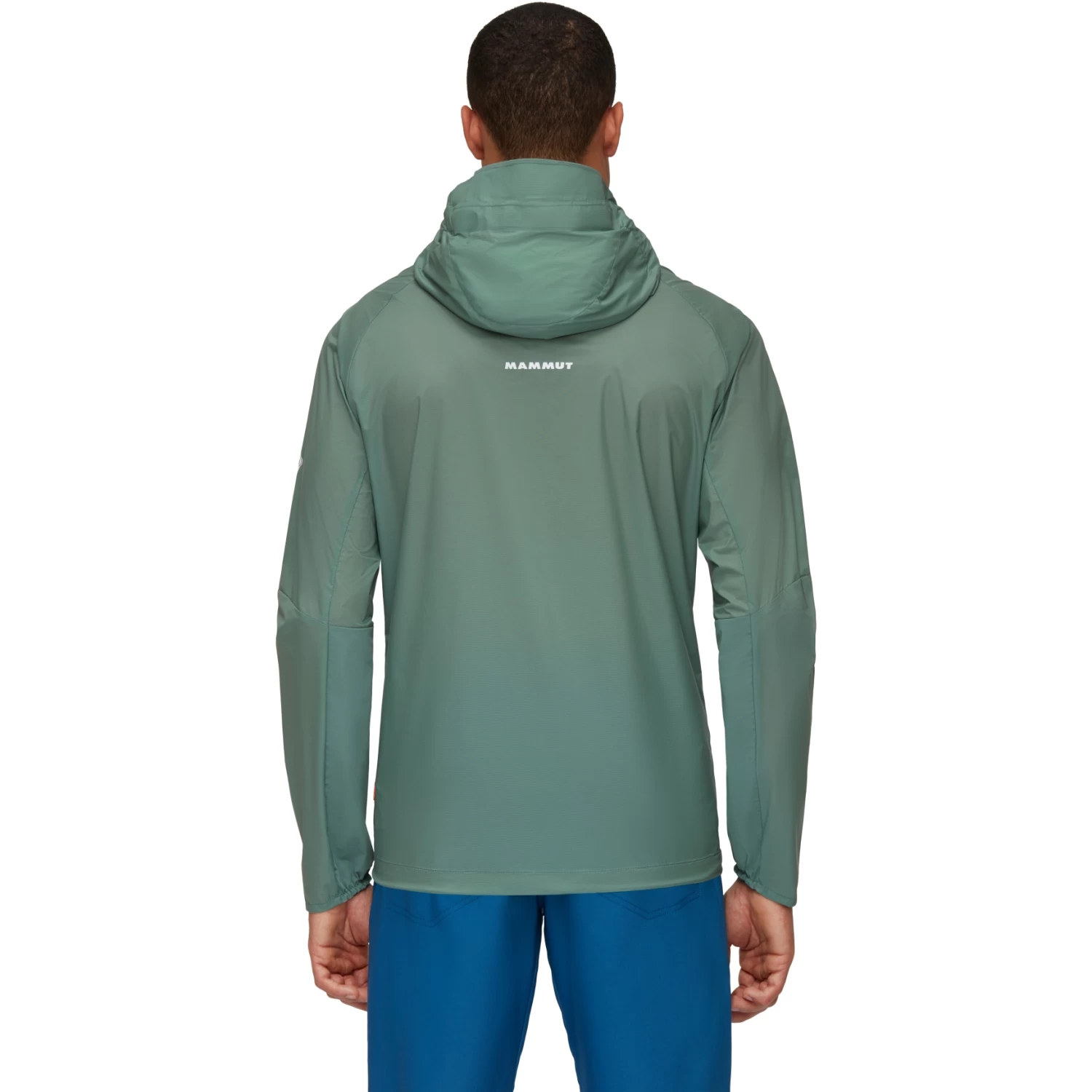 Mammut Aenergy Windbreaker Hooded Jacket Men 1012-00580 - Dark Jade - Image 4