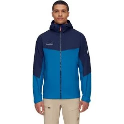 Mammut Convey Tour Hardshell Hooded Jacket Men 1010-27841 - Deep Ice-marine