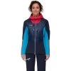 Mammut Eisfeld Softshell Hybrid Hooded Jacket Women - Night-azalea