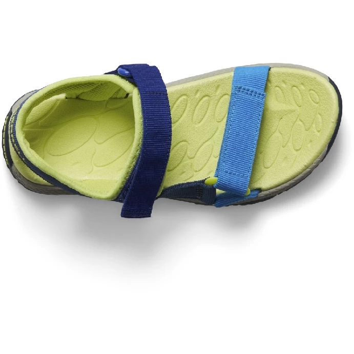 Merrell Kahuna Web Kid's Sandals - Blue/navy/lime - Image 5