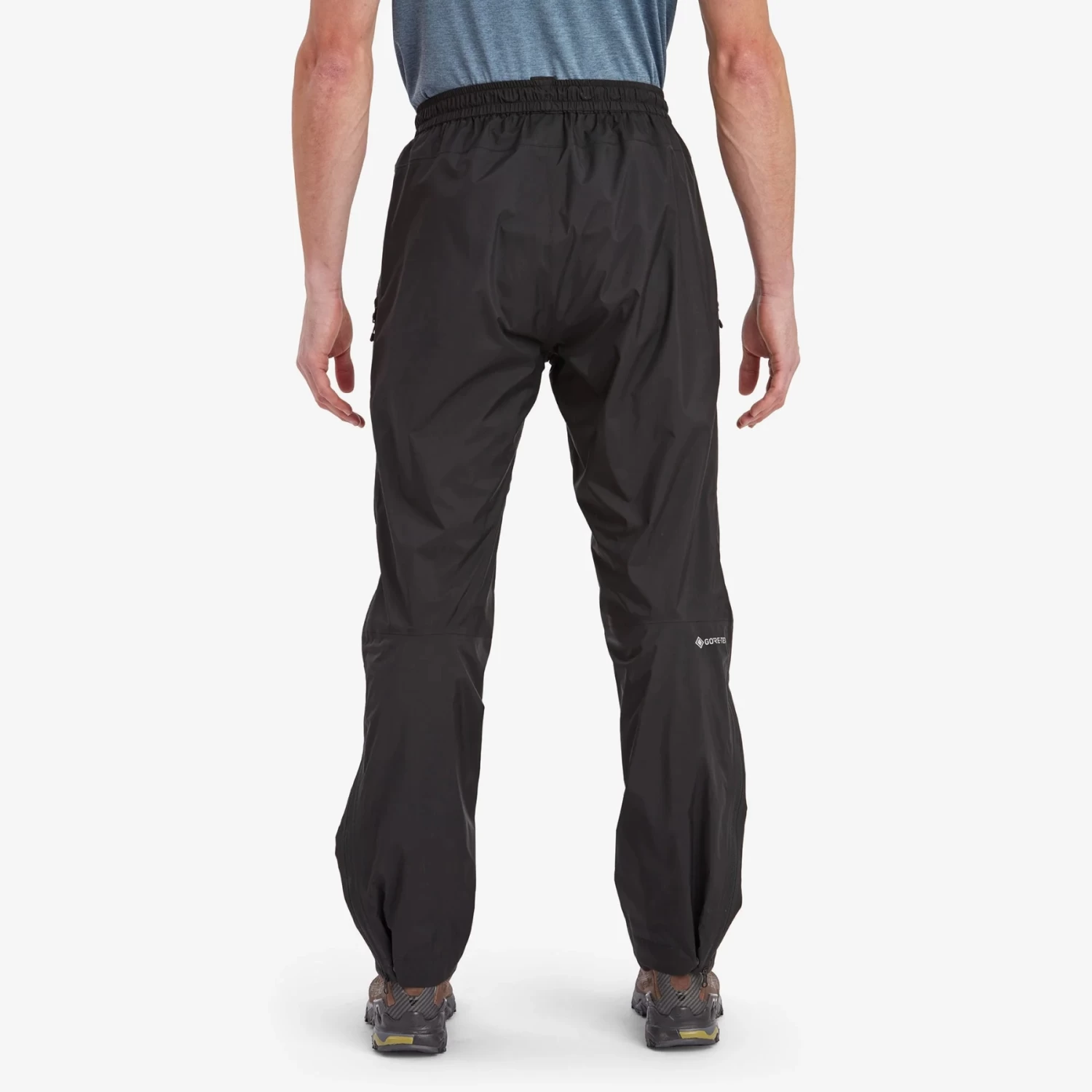 Montane Spirit Lite Waterproof Trousers - Short - Black - Image 2
