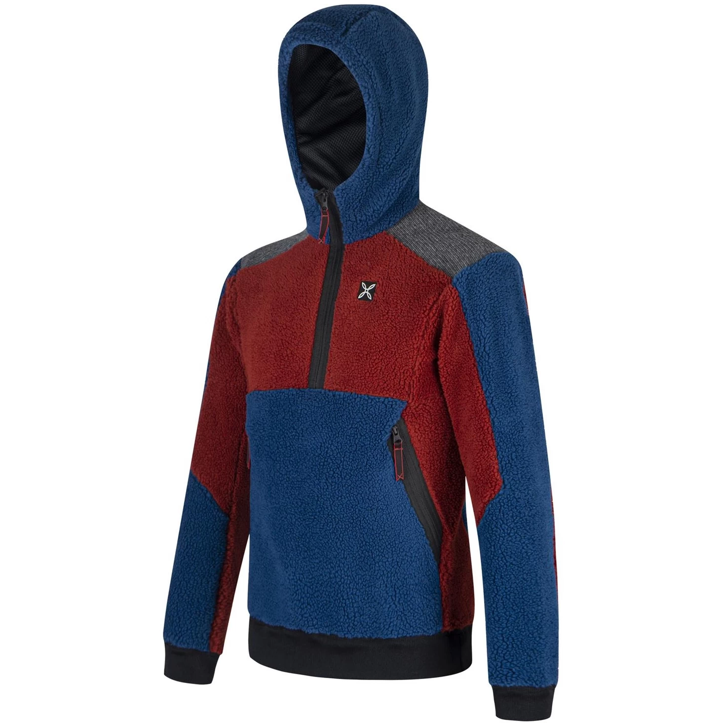 Montura N. Maglia Hoodie - Tobacco/deep Blue 6187 - Image 3