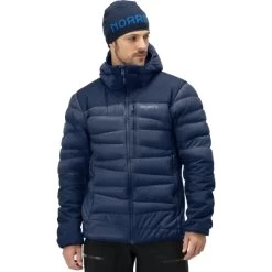 Norrona Falketind Down750 Hood Jacket Men - Indigo Night