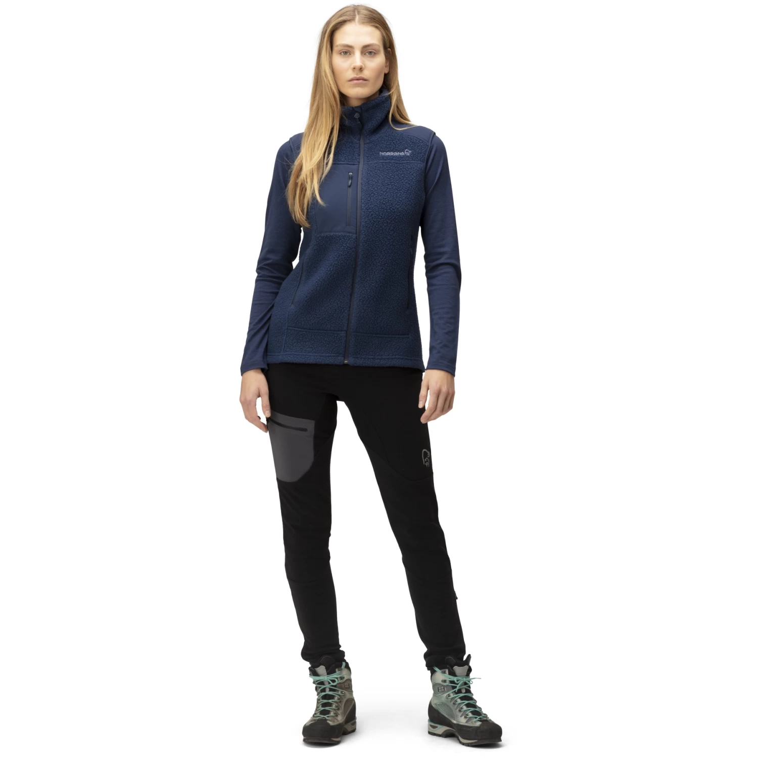 Norrona Trollveggen Thermal Pro Vest Women - Indigo Night - Image 4