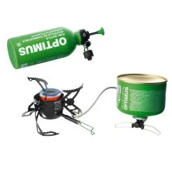 Optimus Polaris Optifuel Stove With 0,4 L Fuel Bottle - Green