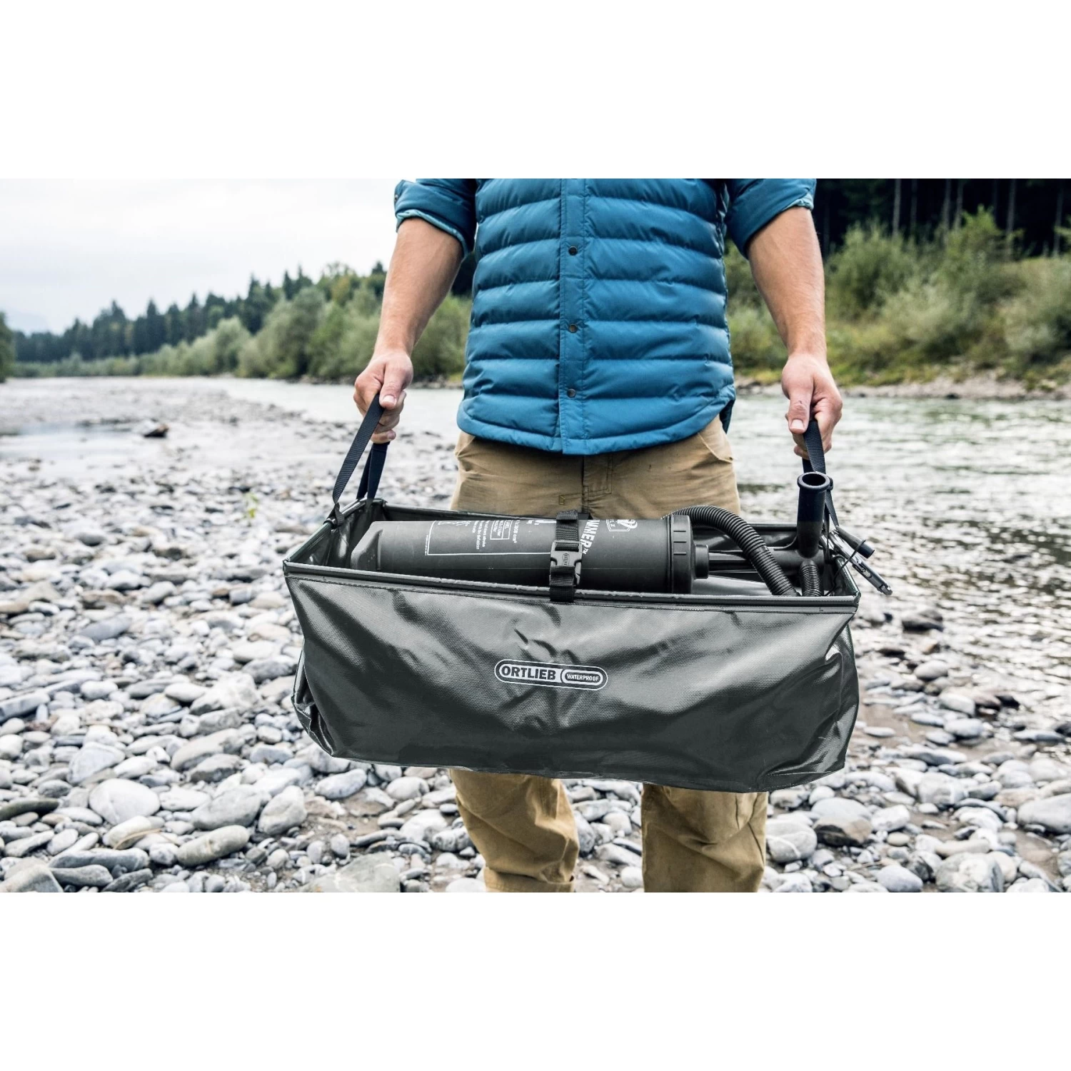 ORTLIEB Folding Bowl - 50L - Asphalt - Image 3