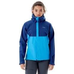 Rab Downpour Eco Jacket Women - Nightfall Blue/alaska Blue