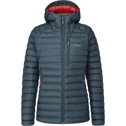 Rab Microlight Alpine Long Women's Down Jacket - Orion Blue