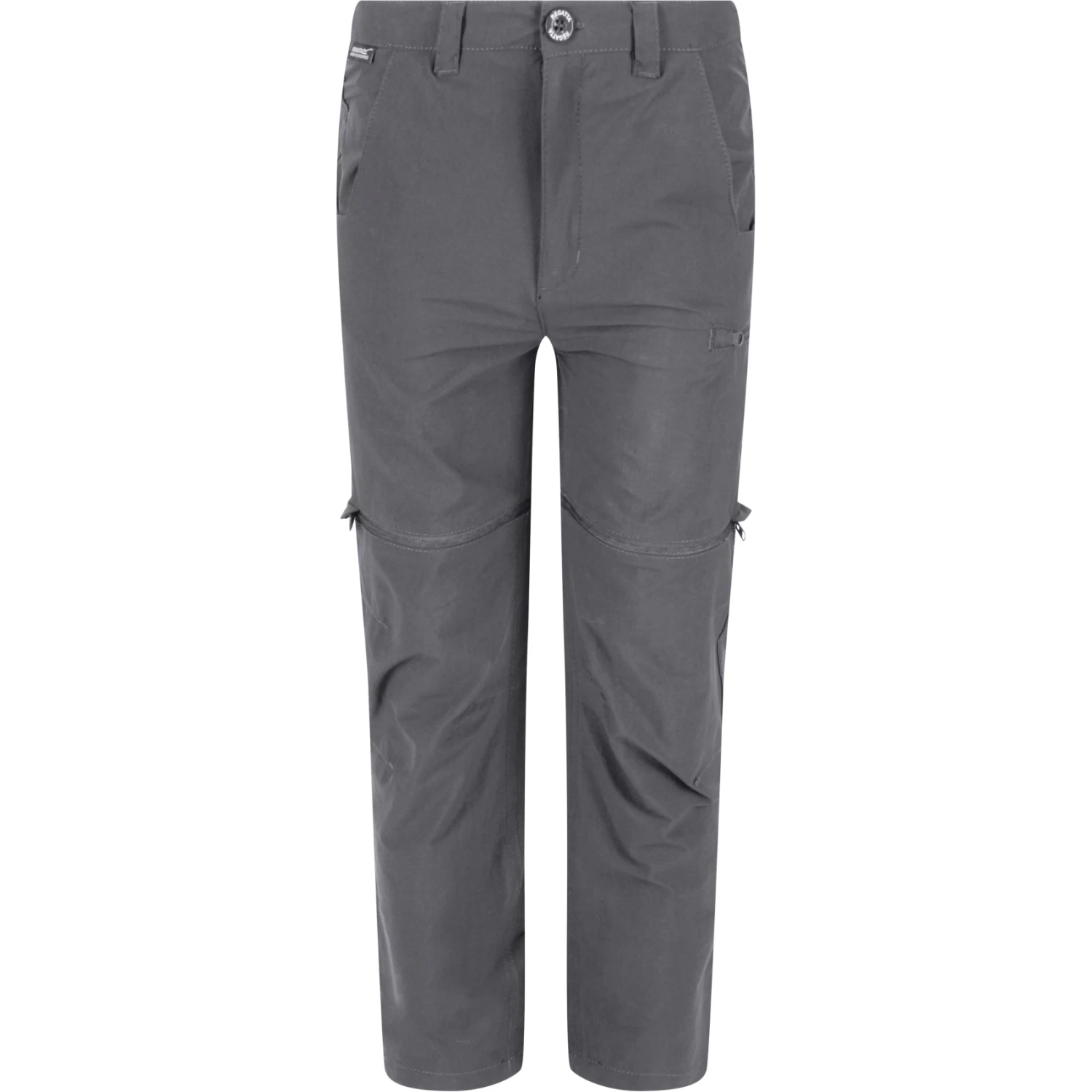 Regatta Highton Stretch Zip/Off Pants Kids - Seal Grey 038