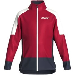 Swix Dynamic Cross-Country Jacket Kids - Swix Red