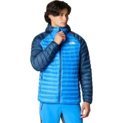 The North Face Bettaforca Down Hoodie Men - Optic Blue/Shady Blue