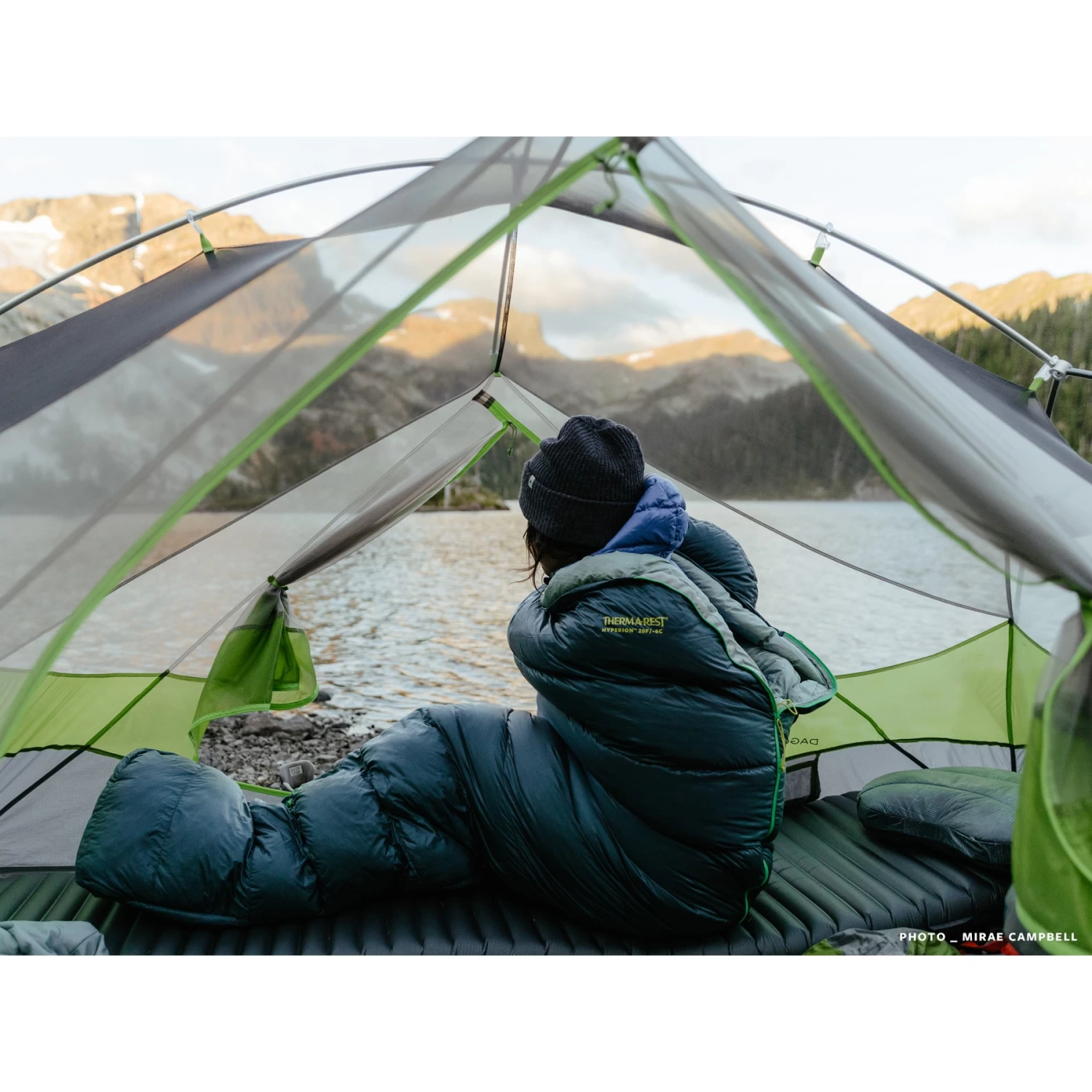 Therm-a-Rest Hyperion 20F/-6C UL Sleeping Bag Small - Deep Pacific - Image 11