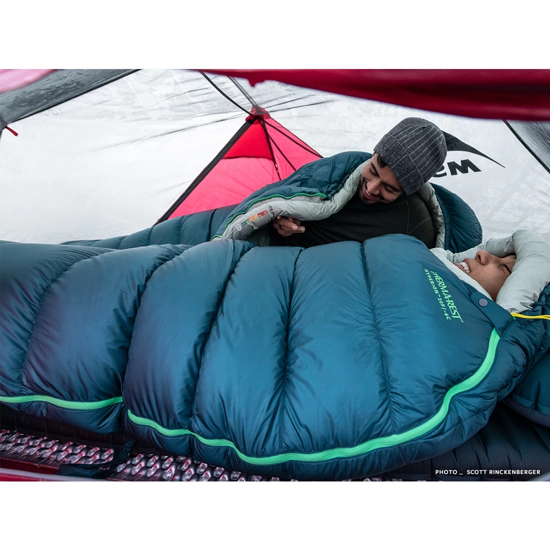 Therm-a-Rest Hyperion 20F/-6C UL Sleeping Bag Small - Deep Pacific - Image 8