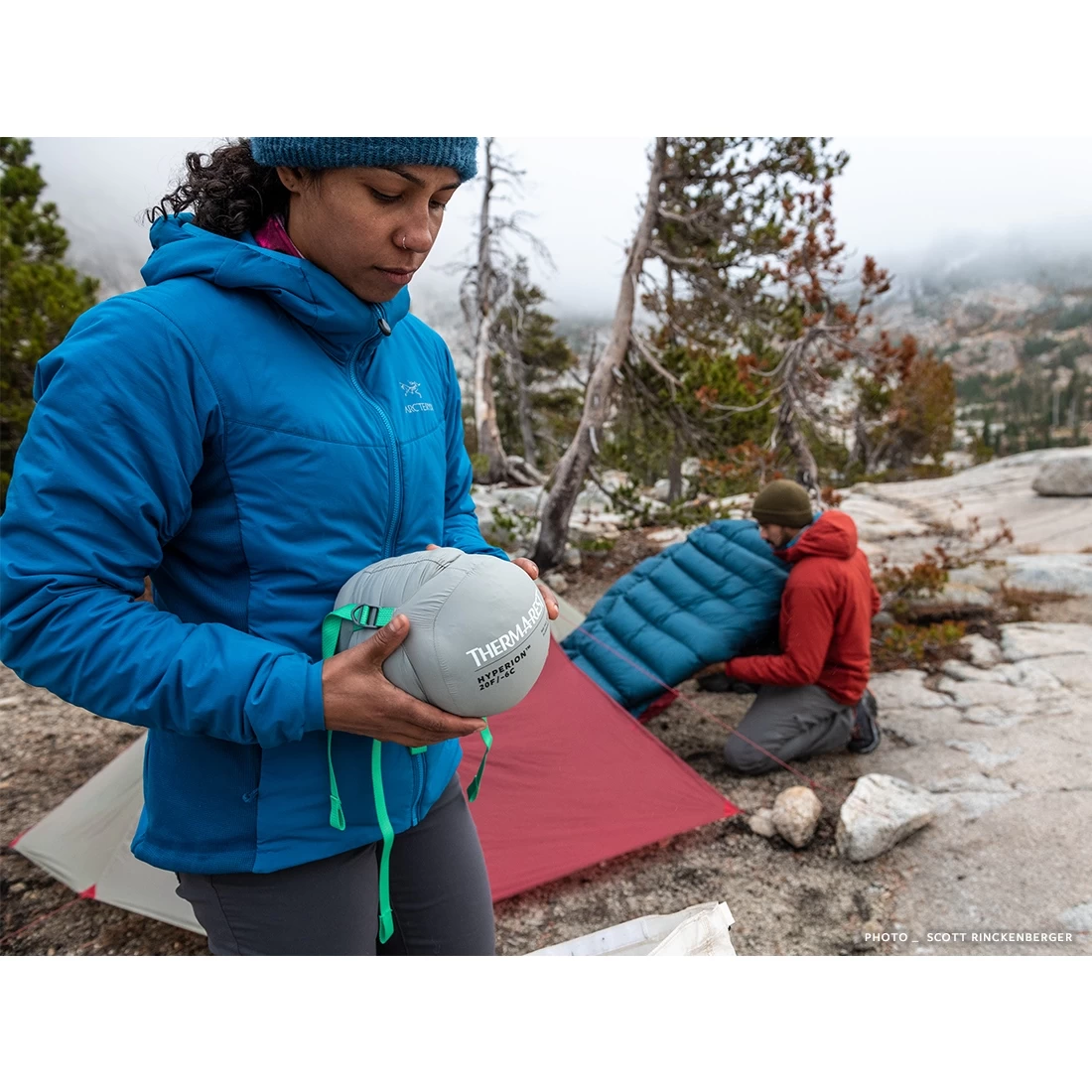 Therm-a-Rest Hyperion 20F/-6C UL Sleeping Bag Small - Deep Pacific - Image 9