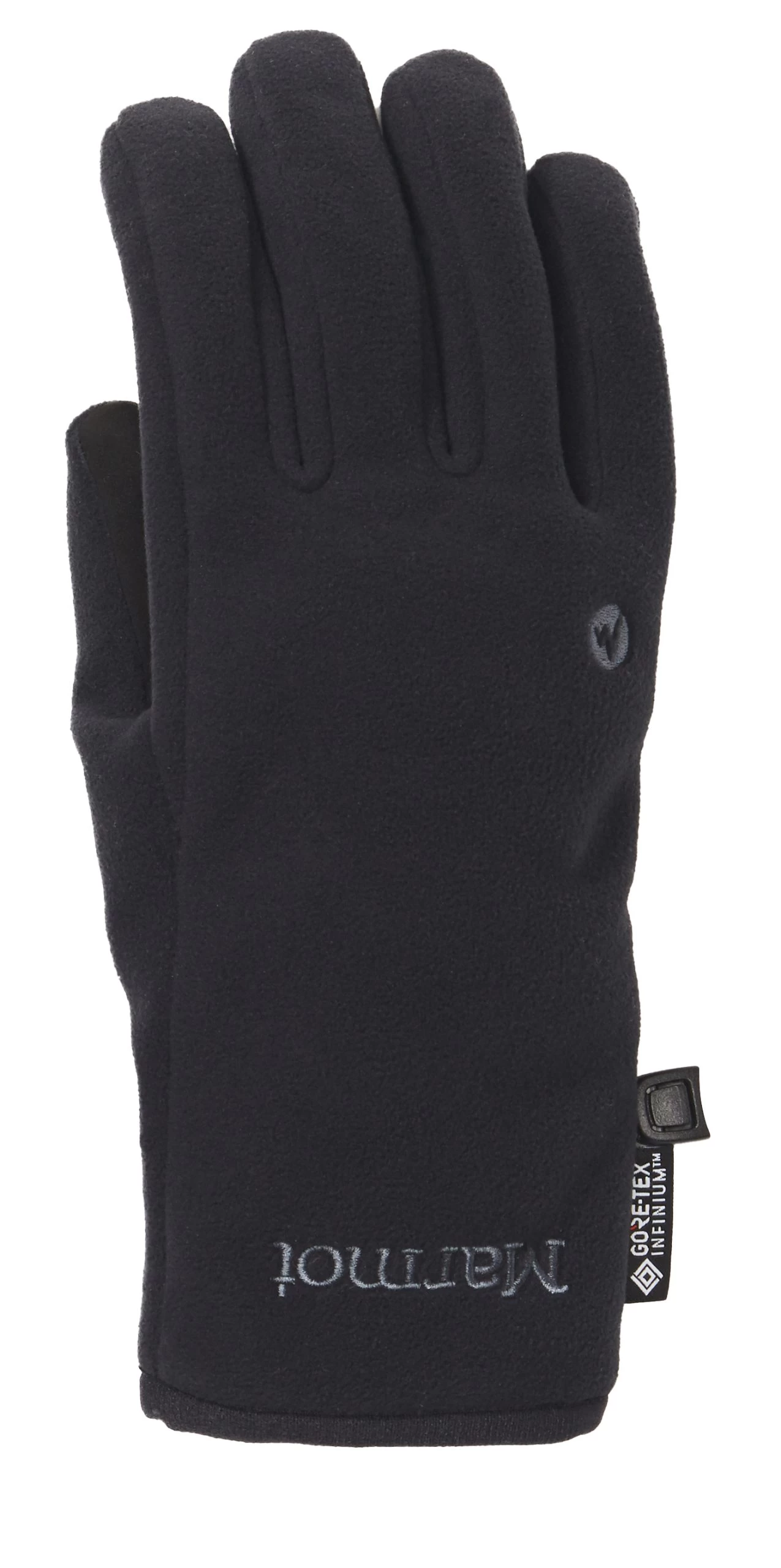 Marmot Infinium WINDSTOPPER Fleece Gloves - Black - Image 3