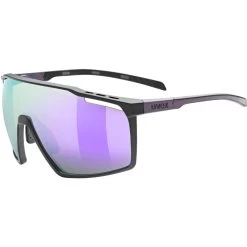 Uvex Mtn Perform Glasses - Black-purple Matt/supravision Mirror Purple