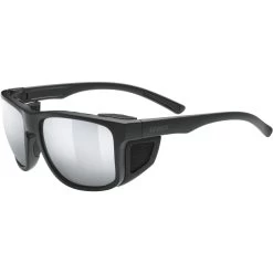 Uvex Sportstyle 312 Glasses - Black Matt/mirror Silver