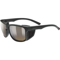 Uvex Sportstyle 312 VPX Glasses - Black Matt/variomatic Polavision Brown