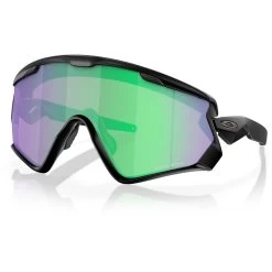 Oakley Wind Jacket 2.0 Glasses - Matte Black/Prizm Road Jade - OO9418-2845